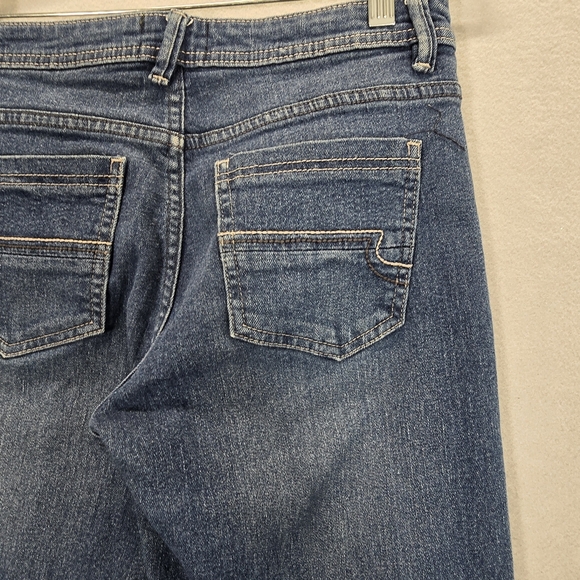 Buzz Cuts Jeans Women’s Size 14 Straight Leg Mid Rise - Picture 3 of 12